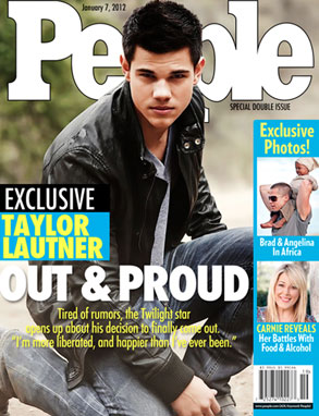 Taylor Lautner Victim of “Out & Proud” Fake People Cover Hoax