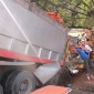 Dump Truck accident exclusive photo