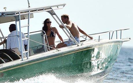 Kate Middleton in Mustique Island with Prince Williams