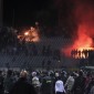 Egyptian soccer pitch invasion