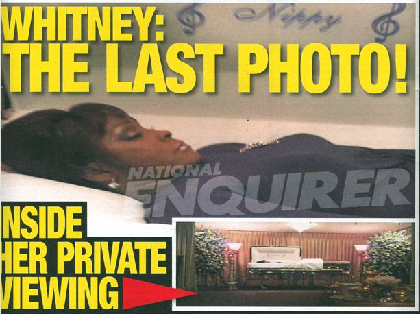 Whitney Houston Open Casket Photo and Video