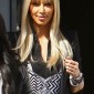 Kim Kardashian in Blonde Wig