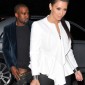 Kanye West Loses Pants During Date with Kim Kardashian