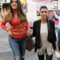 Khloe Kardashian and kim Have Dinner