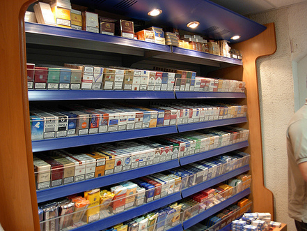 Ban on open display of tobacco products in England