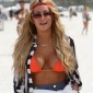 Aubrey O’Day Flaunts Figure in Revealing Bikini in Miami