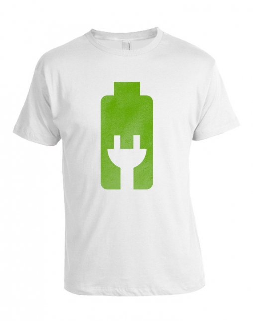 Phone Charged by T-shirt