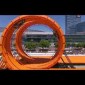 Exclusive Video - Hot Wheels Pulls off Double Loop Dare 2012