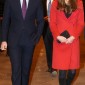 Kate Middleton Covers Baby Bump In a Chic Coat