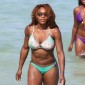 Serena Williams flaunts in miami beach